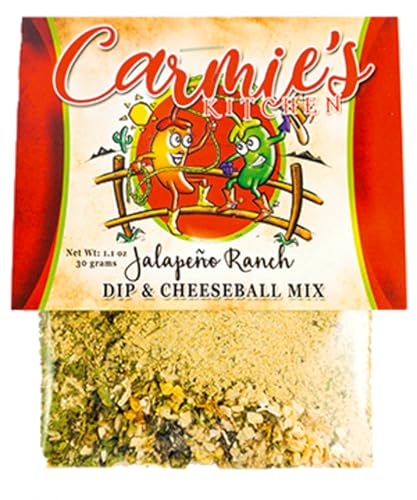 Carmie's Kitchen Jalapeno Ranch Dip Mix, 1.0 Ounce