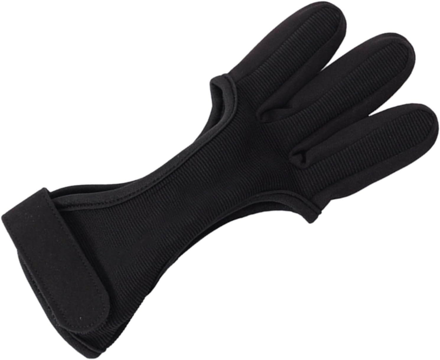 Milisten Cowhide Archery Three Finger Glove Protective Sports Glove with Buckle Design for Comfortable Wear and Bowstring Slip Prevention Suitable for Recurve and Compound Bow Shooting