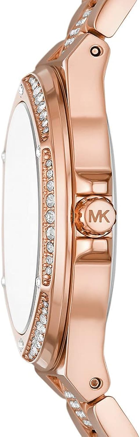Michael Kors Orologio Per Le Donne, Lennox Movimento A Tre Lancette, Orologio In Acciaio Inossidabile Con Cassa Da 37 Mm