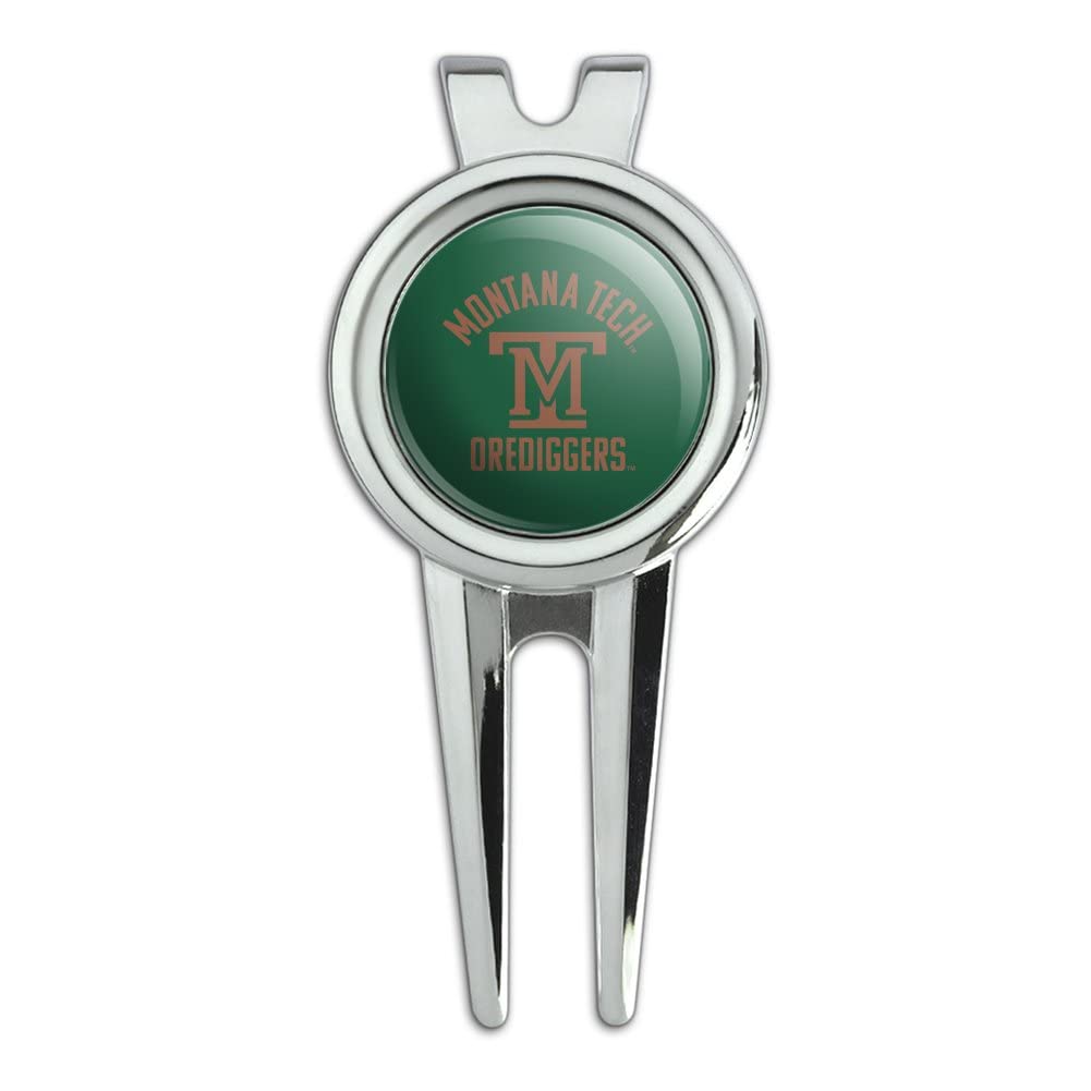 GRAPHICS & MORE Montana Tech of The University of Montana Orediggers Logo Golf Divot Repair Tool and Ball Marker