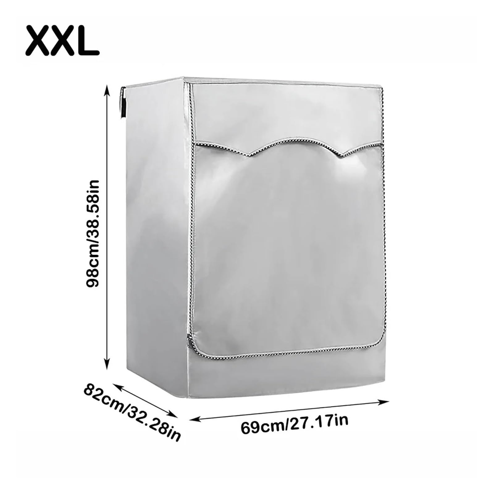 Compatible Con Lavadora, Cubierta Oxford De Carga Frontal