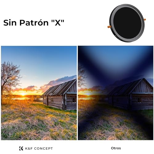 K&F CONCEPT 55mm Filtro Variable ND2-32 y Polarizador 2 en 1, ND2-32 Filter Densidad Neutra & CPL con 24 Capas Revestimiento Nano para Cámara Lente (Nano-D Serie) - imagen 4