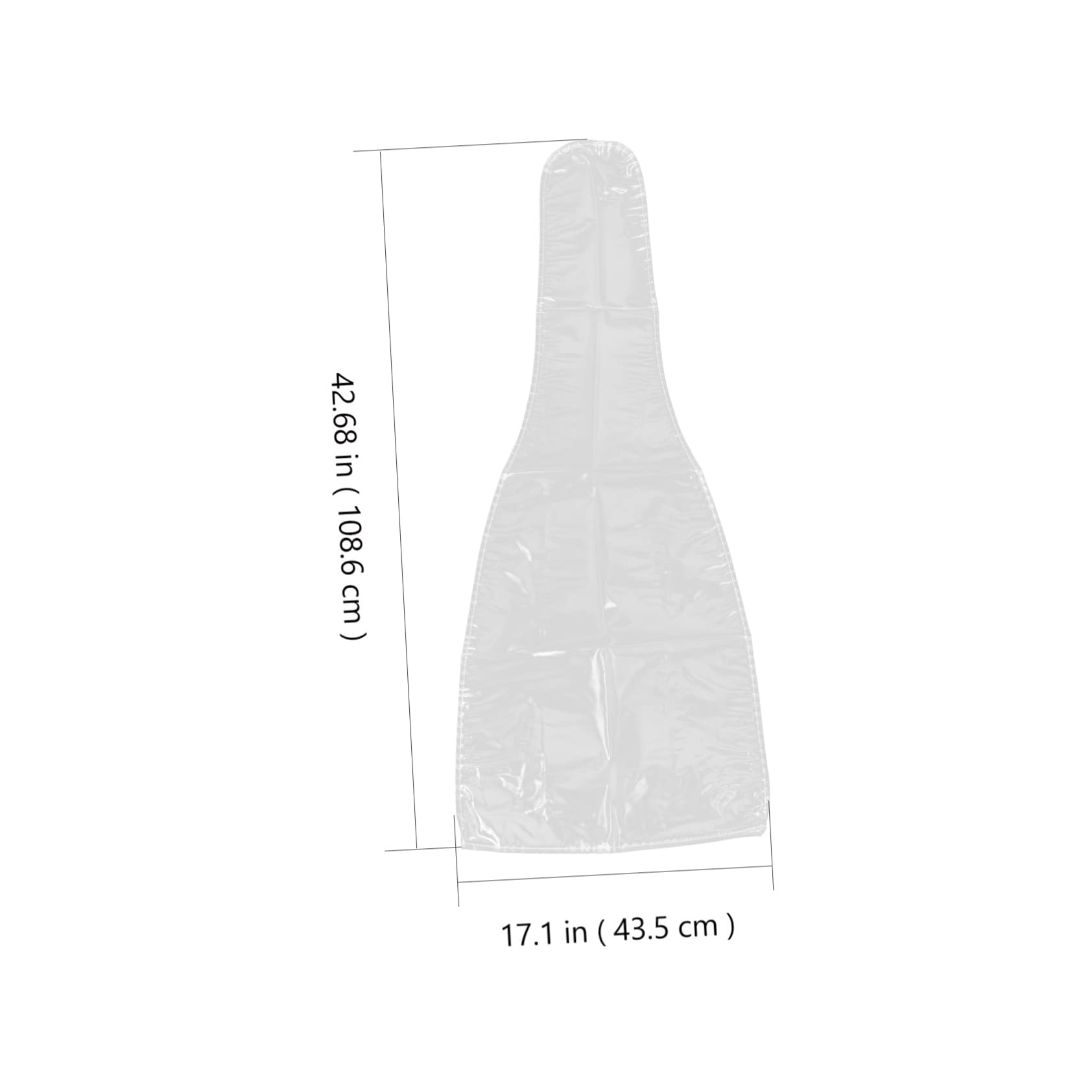 BESPORTBLE PVC Guitar Cover Durable String Instrument Protector for Electric Acoustic Guitars Lightweight Easy to Clean Fit for Bass More present for Musicians