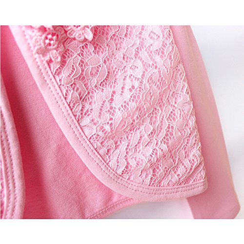 Little Girls Long/Short Sleeve Open Front Shawl Lace Jacket Shrug Bolero Flower Short Cardigan Dress Cardigan Cover up3