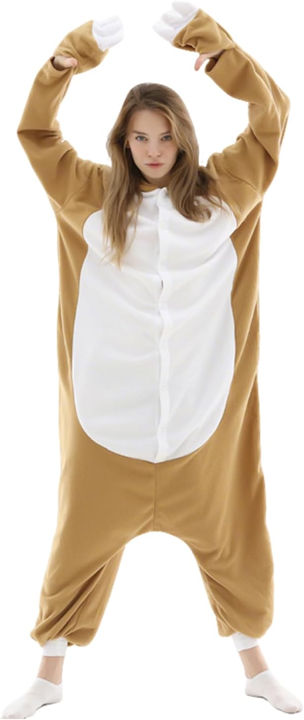 Adult Onesie Animal Halloween Cosplay Costume,Family Christmas Pajamas Women and Men - Image 5