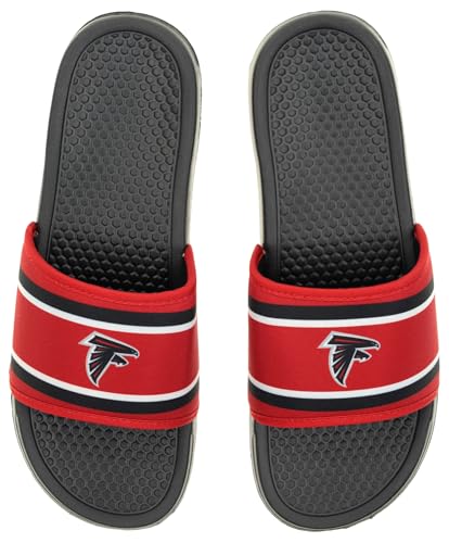 Image of FOCO NFL Team Printed Slide Sandals - Officially Licensed Football Fan Footwear for Comfort & Style