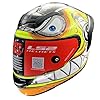 LS2 Helmets - FF352 Rookie - Rampage - Gloss Fluo Yellow - Single Visor Full Face Helmet (2XL - 600 MM)