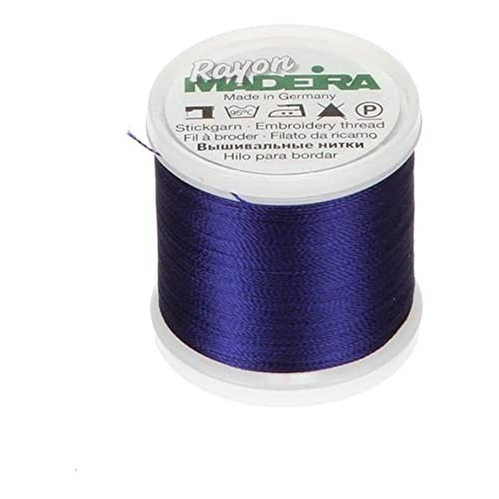 Madeira Eggplant Rayon 168 Thread Spool, 40Wt/220 Yd,