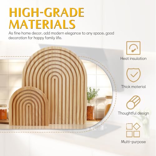 Tabla para cortar de madera decorativa 2 piezas miniatura 4