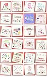 24 Pack Mini Christmas Greeting Cards & Envelopes, Cute Stweety Small Size 3