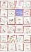 24 Pack Mini Christmas Greeting Cards & Envelopes, Cute Stweety Small Size 3"x 3" Merry Christmas Greeting Cards Festival Color [Red] (Pack of 24)