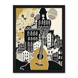 Available with a Black, Brown, Light Oak or White frame.