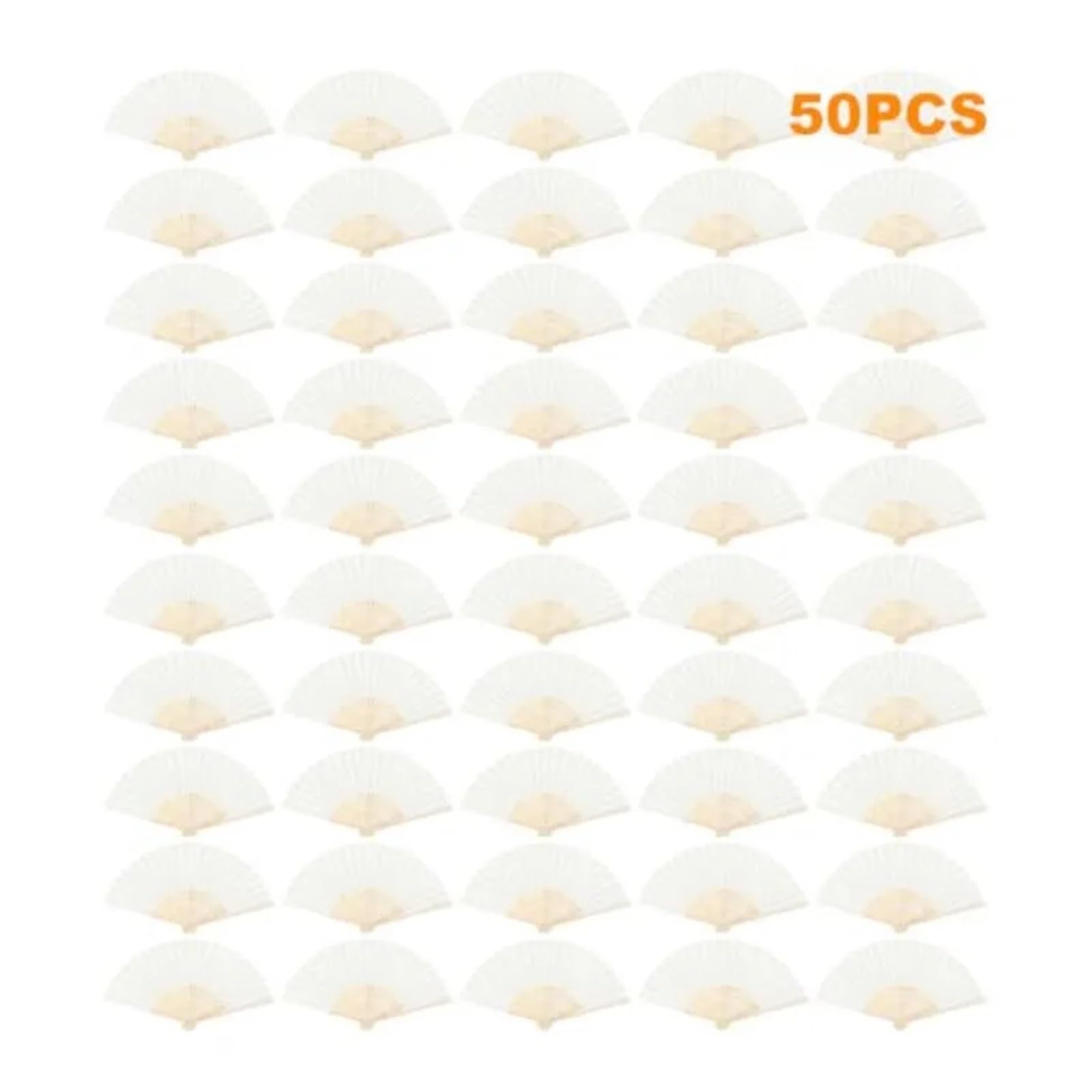 Handfächer aus Papier, 8,3 Zoll faltbare Handfächer for Hochzeitsgeschenke, Partydekorationen(Colorful 60pcs)