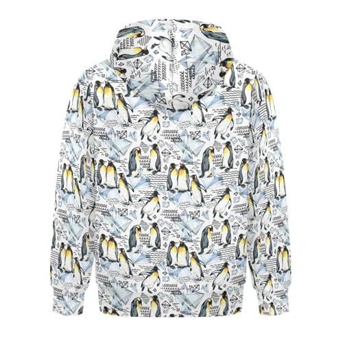 Christmas Santa Claus Ride Snowmobile Youth Hoodie Sweatshirt2