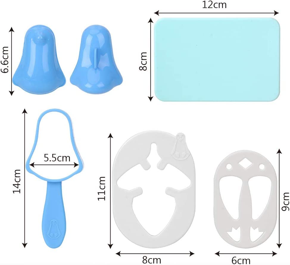 meine Plastic Sushi Nori Rice Mold Punch Pad Bento Tool Penguin Sushi Maker Sandwich Rice Ball Bento Maker Cooking Tool