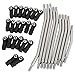 RZXYLRC 313mm Wheelbase 10Pcs Stainless Steel Link Rod Linkage for 1/10 RC Axial SCX10 II AX90046 AX90047 Rock Crawlers Metal Upgrade Parts