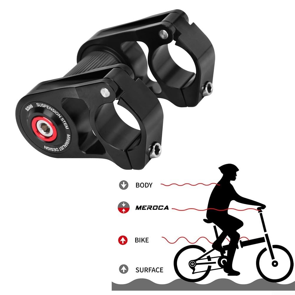 Potence Vélo Pliable 25.4mm pour amortisseur Double Potence Vélo