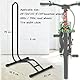 FCOUMY Fahrradständer Boden, freistehend, aufrecht, platzsparend, geeignet für Mountainbike, Rennrad, für Fahrrad mit Raddurchmesser max. 73,5 cm