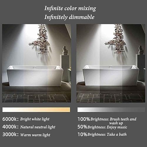 Miroir LED de salle de bain anti-buée pour optimiser les petits angles - 7