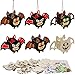 MONCAP 6 STK Fledermaus Bastelset Kinder Halloween Basteln Holz Halloween Teelichthalter zum Bemalen Halloween Kreativsets Hängend Fledermaus Deko Bastelset für Mädchen Jungen Halloween Party Geschenk Bastelset günstig Kaufen-MONCAP 6 STK Fledermaus Bastelset Kinder Halloween Basteln Holz Halloween Teelichthalter zum Bemalen Halloween Kreativsets Hängend Fledermaus Deko Bastelset für Mädchen Jungen Halloween Party Geschenk