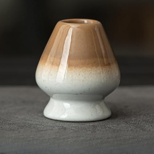 Akasooda 茶道具 茶筅 茶筅立て くせ直し 茶筅休め 陶製 抹茶点て ほんぢ園 (H)