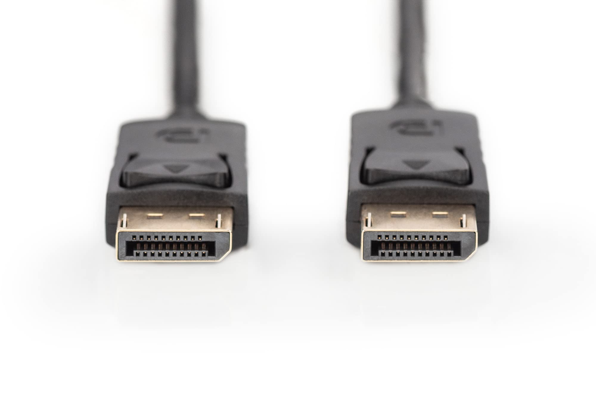 DIGITUS Câble DisplayPort - UHD 4K/60Hz - 4m - avec verrouillage - HBR 2 - Compatible avec moniteur, carte graphique gaming