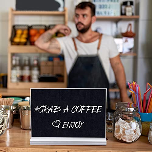 15 Pieces Clear Acrylic Signs Holder Table Tents Double Sided Acrylic Table Tops T Shaped Desktop Sign Holder 6 X 4 Inch Table Top Display Stand For Wedding Table Numbers, Restaurant Signs, Menus #TOP2