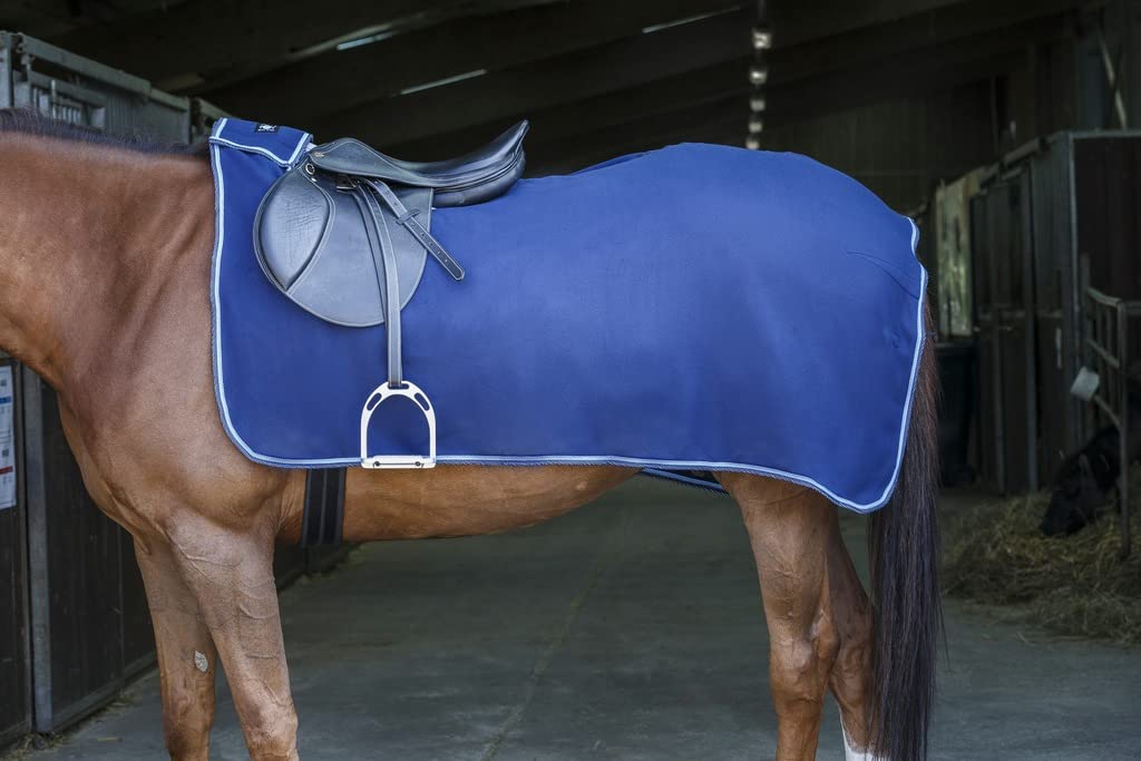 Equipride ECONOMIC FLEECE EXERCISE RUG EXERCISE SHEET NAVY (125 cm)
