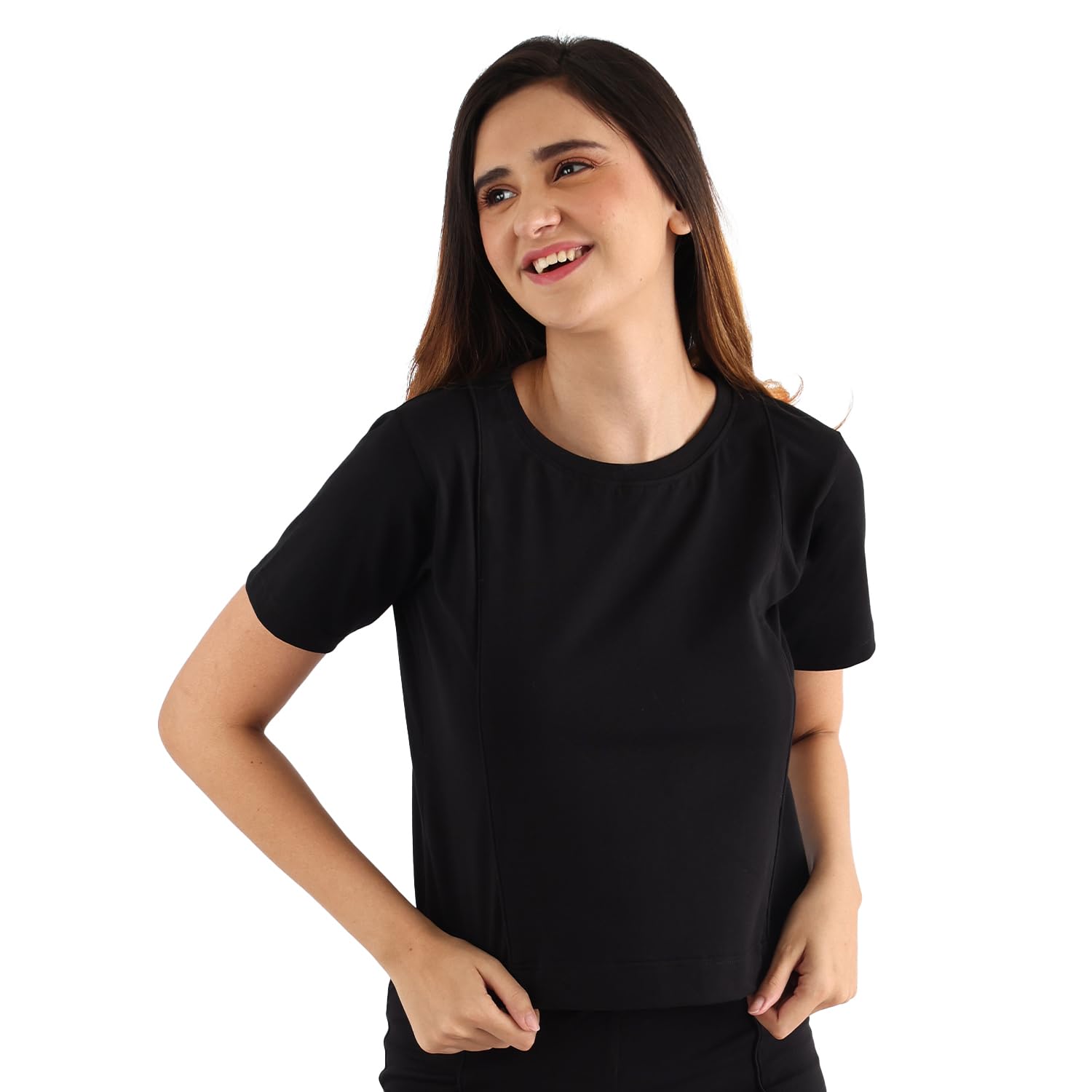 nite flite Women's Lounge Top (Black)-picture-18