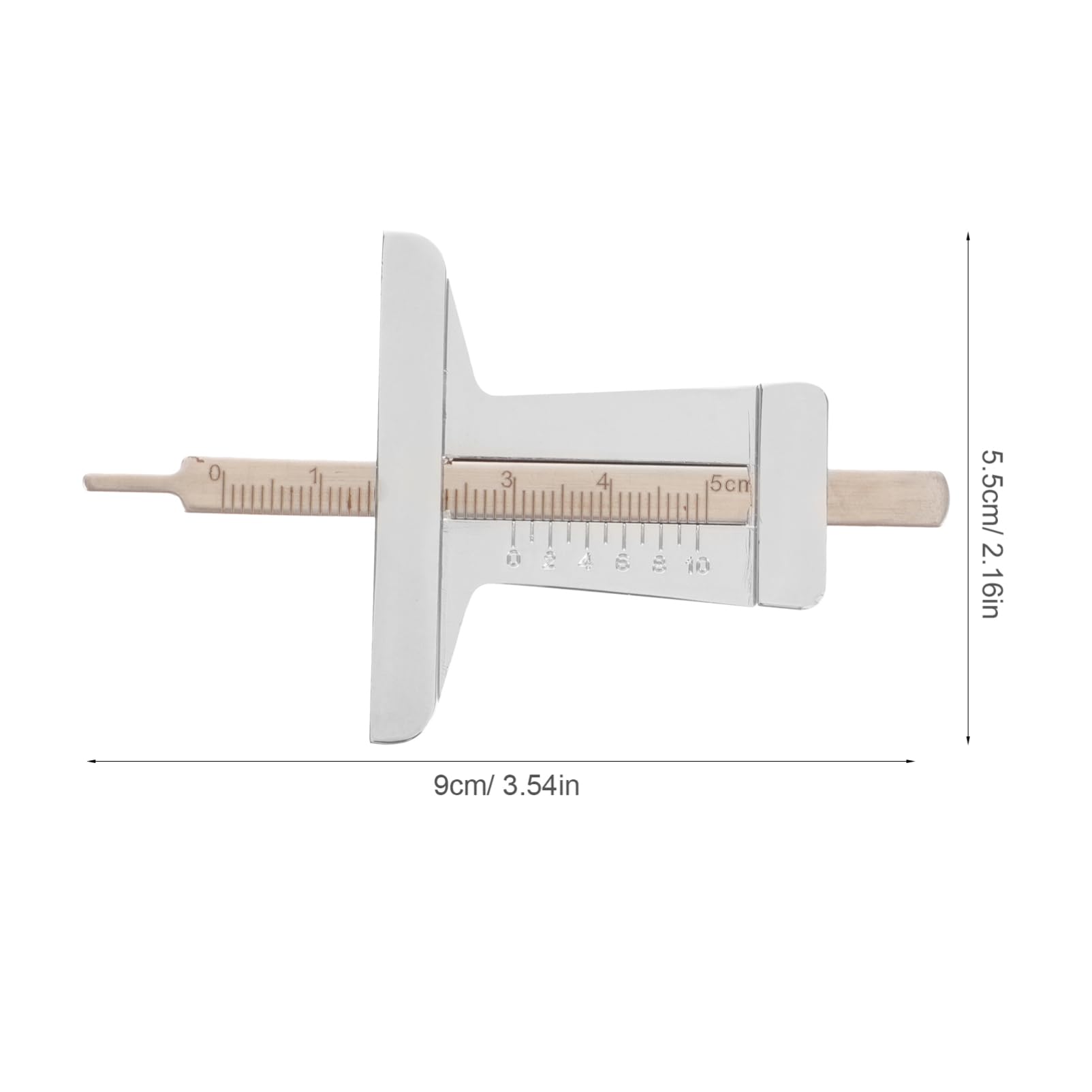 Ciieeo Car Tire Tread Depth Gauge Tool Accurate Tire Depth Measurement for Safe Driving Compact Design Essential Tire Tread Gauge for Cars and Trucks