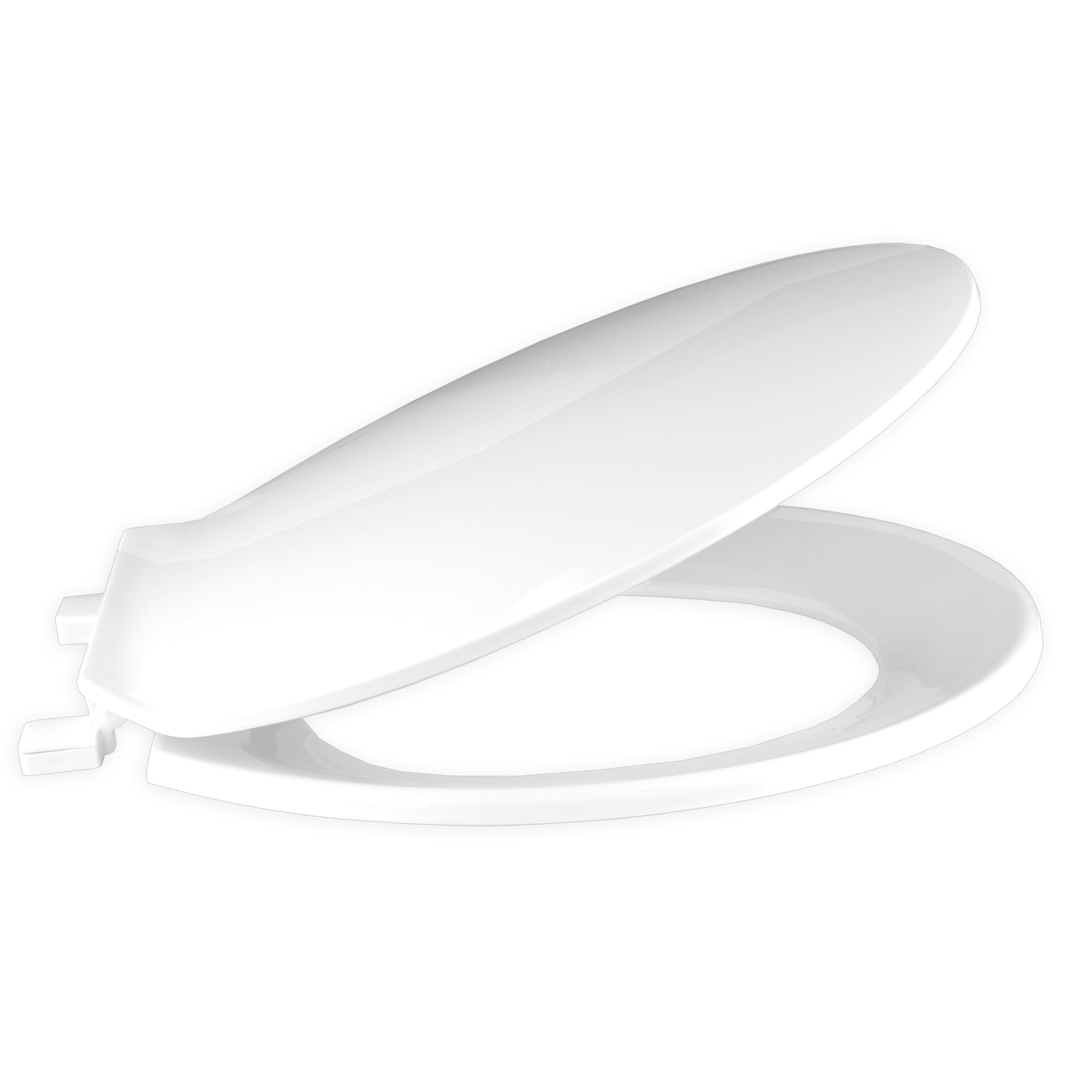 Plastic Toilet Seat, White, 17 inch