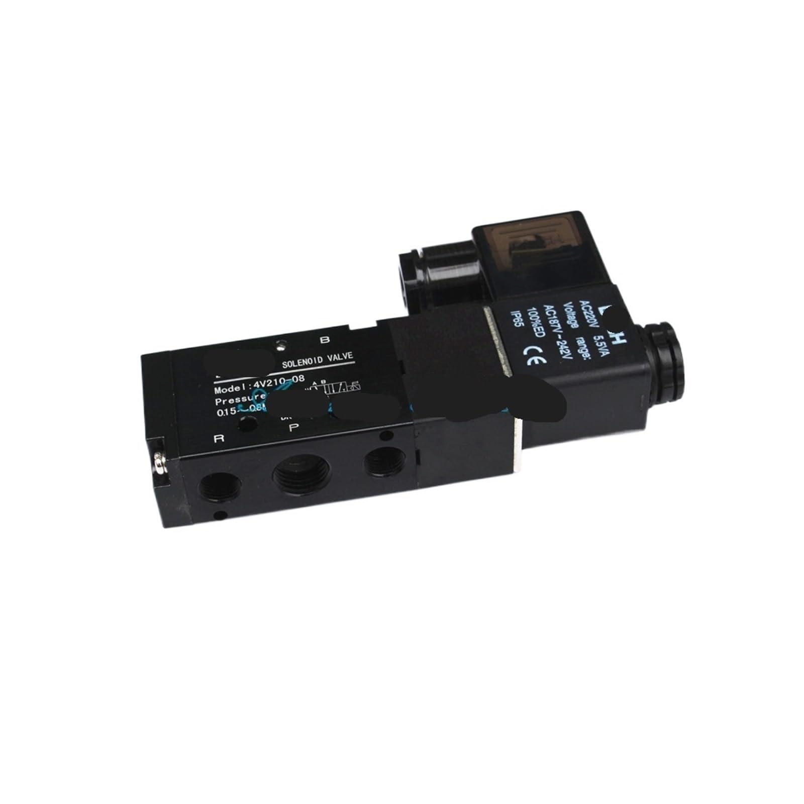 Électrovanne 4V210-08 DC12V pour réparer un circuit pneumatique 5 voies défaillant