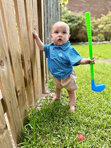 Baby Boy Golf Shirts | Dry Fit Golf Polo Shirt for Baby Boys & Toddlers | Baby Golf Outfit 12-24 Months3