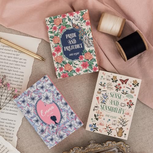 Bloc-notes de poche littéraire Jane Austen, mini carnet de notes et citations de lecture