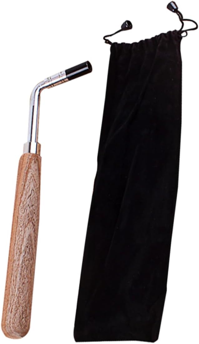 Toyvian Professional Piano Tuning Wrench Wood Handle Shaped Spanner Tool for Accurate Tuning and Maintenance Design for Musicians and Technicians