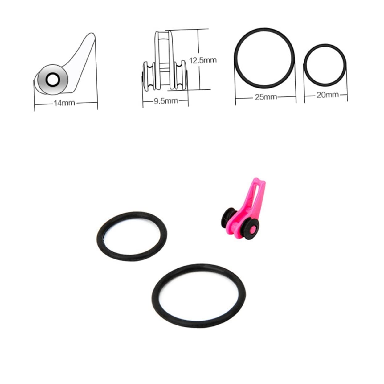 ABOOFAN 4pcs small stand fishing jigs fishing baits fuji hook keeper fishing lures keeper hook holders for fishing rods fishing rod holder goalkeeper hook up tool Bait hanger