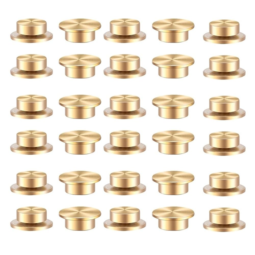 Awwertse 30Pcs Mini Metal Rotating Bearings For Diy Handmade Crafts Paper Cards Scrapbooking Cards Rotation Mechanism Spinner A