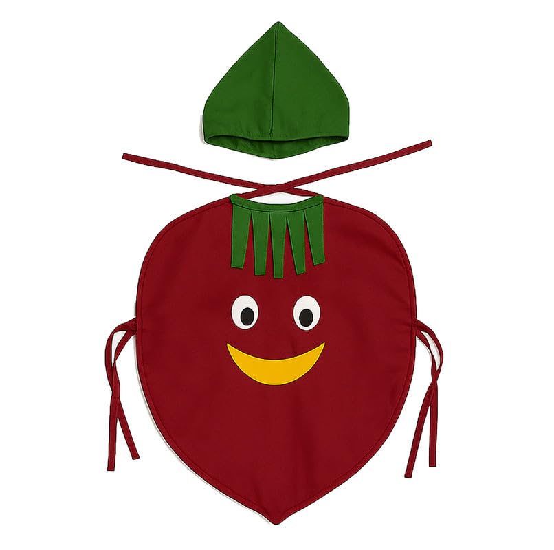 Image of FancyDressWale Fruit & Vegetable Fancy Dress Costume for Kids | Free Size 2-10 Years | School Fancy Dress, Stage Shows, Theme Parties