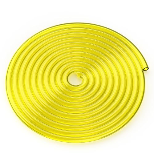 Bullwall 10-Feet 3/16 I.D x 5/16 O.D Fuel Line Hose 4.8mm x 8mm PVC High-Performance Fuel Hose Tube for Small Engine Trimmer Lawn Mower Chainsaw Blower Generator Model Parts