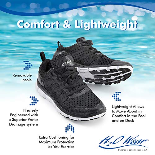Aqua Vibe Women’s Water Aerobics Shoe/Water Sneaker Black3