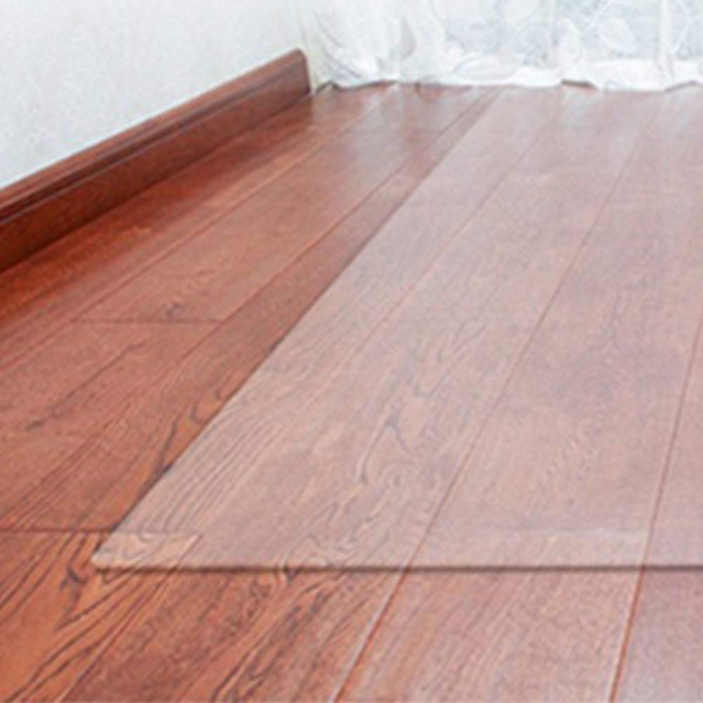 Tapis de Chaise Sol en Bois, Protecteur Transparent, Tapis Bureau d'ordinateur à Haute résistance aux Chocs 75x120CM Protecteur Anti-Rayures PVC Robuste