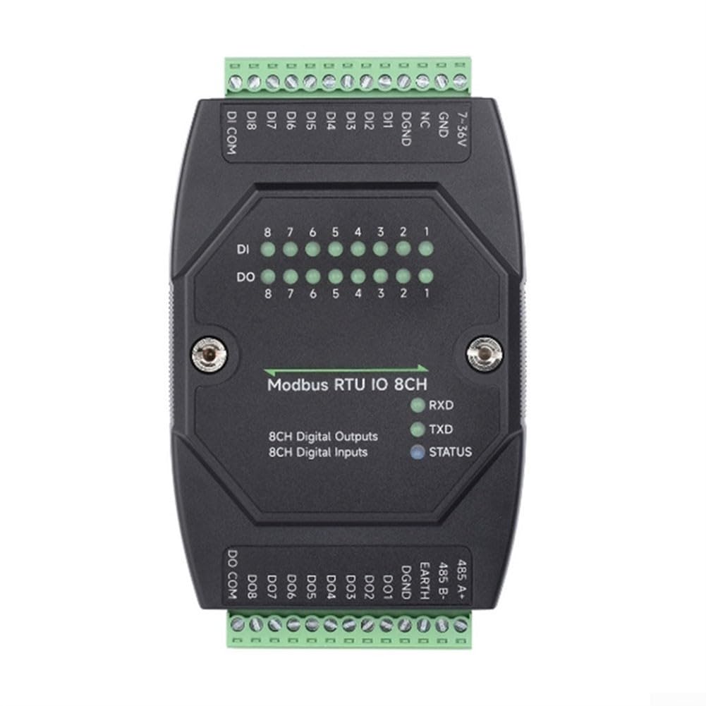 Módulo IO de 8 canales 7-36 V para modbus para rtu Industrial 8 canales