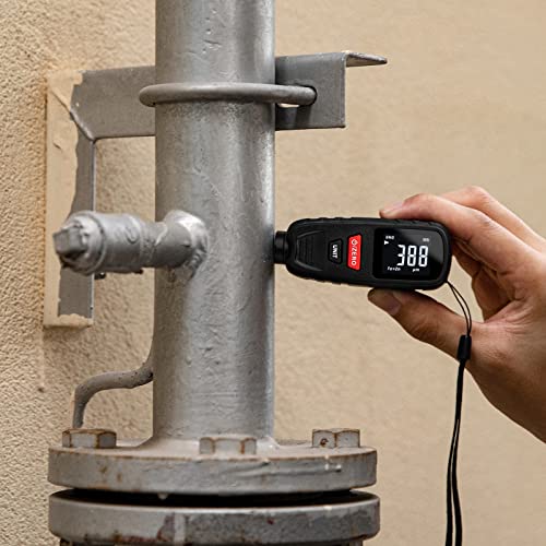 Paint Thickness Gauge Depth Thickness Gauge, Automotive Measurement, Resolution 0.1Mil, High Contrast Backlight Lcd, Auto Power Off, Paint Meter Mil Thickness Gauge For Cars, Mini Size (Black) #TOP3