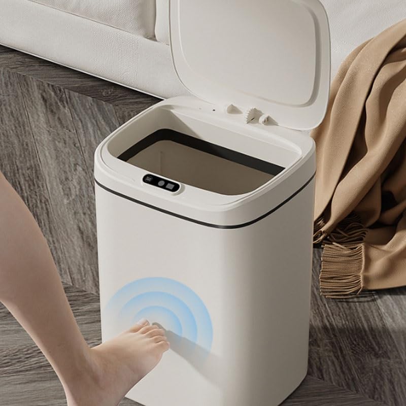 PP Sensor Activated Smart Trash Can for Home Use Bathroom Living Room Kitchen