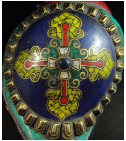 ◆チベット密教法具　法螺貝（シャンカ）羯磨（カツマ） M3 チベット密教法具 法螺貝シャンカ羯磨カツマ)-3 楽天市場】◇チベット