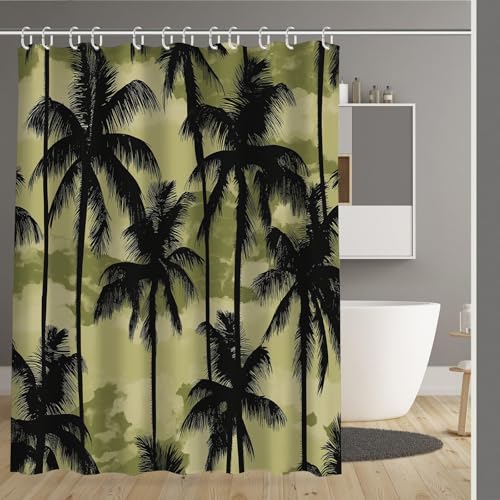 Rideau de douche imperméable 180x200 en polyester lavable