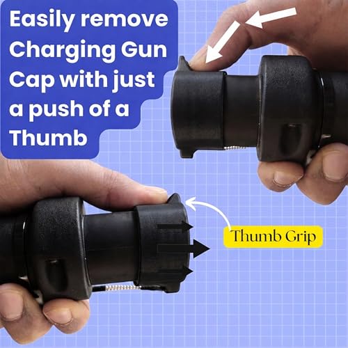 Image of Charging Gun Cap or Cover Made for ATHER 450 S /X /Apex Electric Scooter, Waterproof, Dustproof and UV Resistant Accessories (Ather 450 Gun Cap)