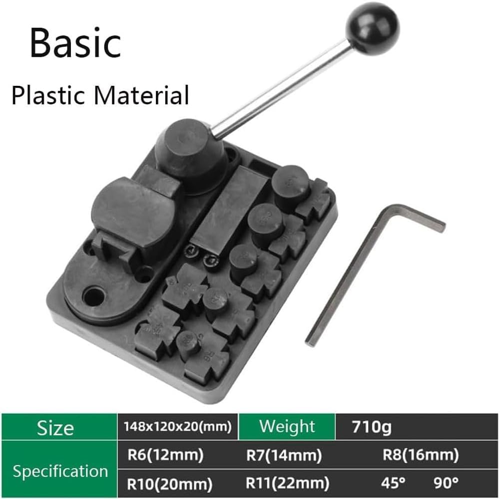 Set di maschere per piegare filo metallico con fustelle regolabili, strumenti per la creazione di gioielli in filo metallico resistente, per anelli fai da te, kit per piegare metalli e avvolgimento di