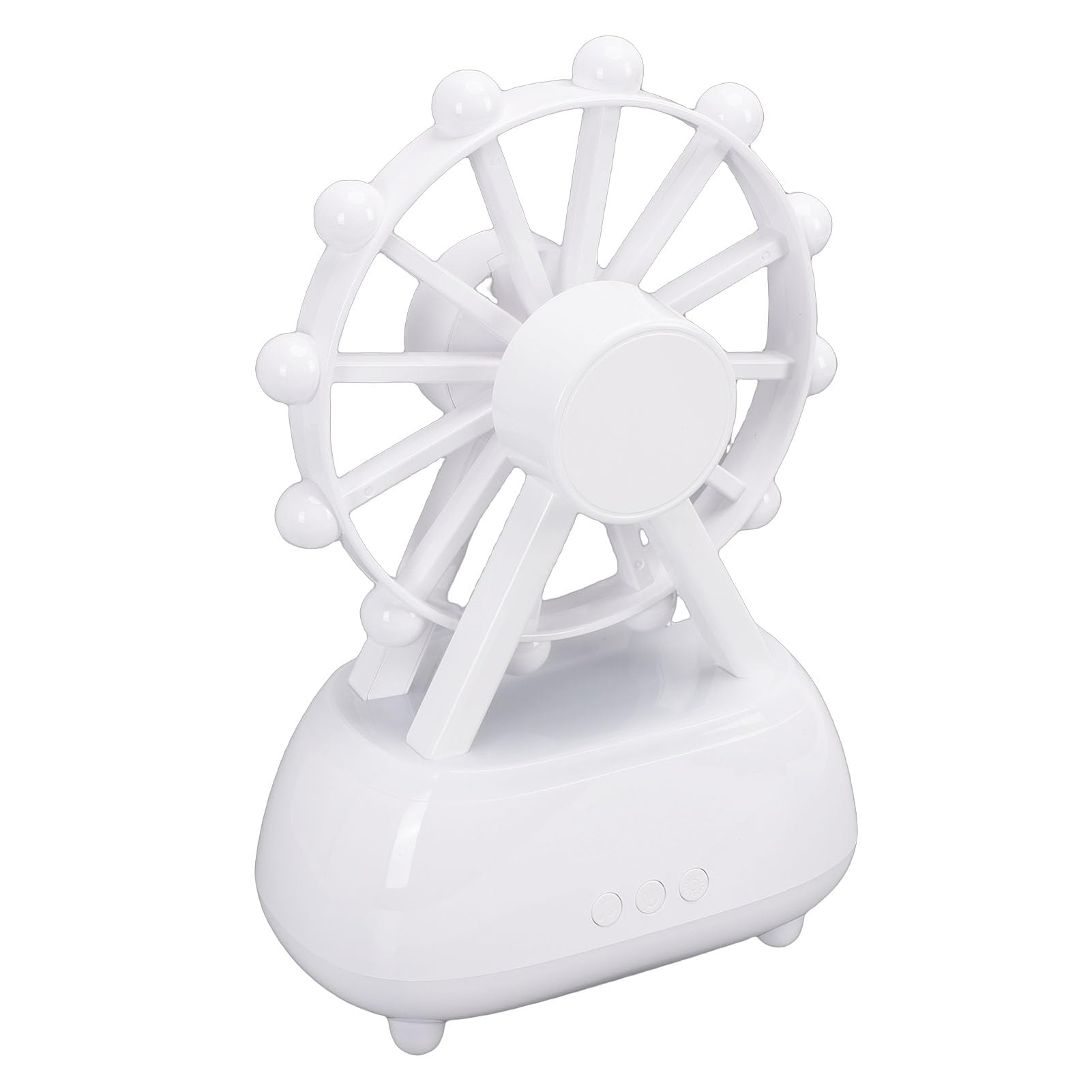 300-ml-Luftbefeuchter, Riesenrad-Diffusor für ätherische Öle, Aromatherapiegerät mit Musik, Licht und 360-Grad-Drehdesign, Ideal für Schlafzimmer, Büro und Zuhause