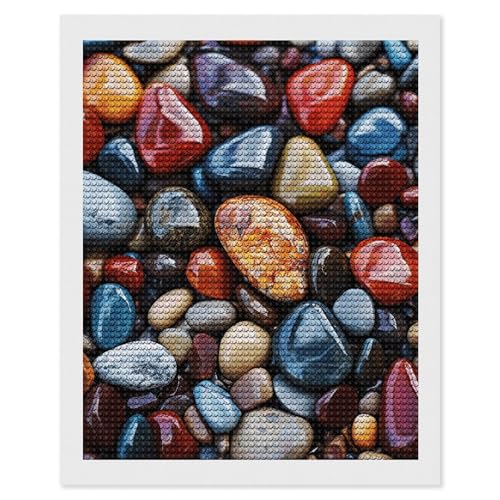 Art diamant ELUZZIZUT anti-stress adulte kit complet pierres colorées décoration